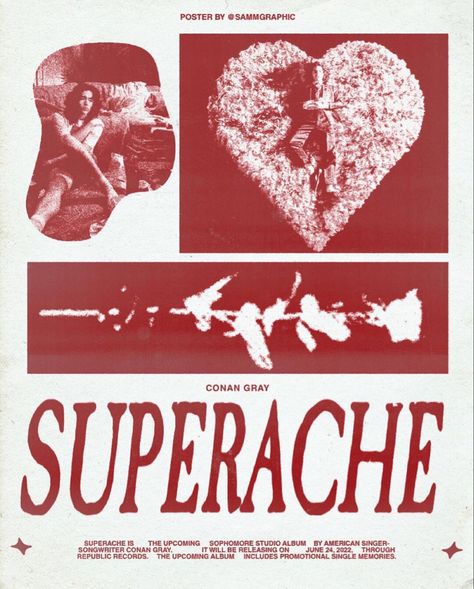 Superache Conan Gray, Conan Gray Aesthetic, Arte Grunge, Music Poster Design, Dorm Posters, Poster Room, Picture Collage Wall, Photo Wall Collage, Vintage Poster Art