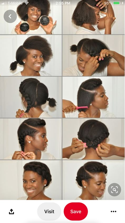 Lazy Day Hairstyles, Halo Braids, Short Afro Hairstyles, Cabello Afro Natural, Halo Braid, Natural African American Hairstyles, Two Strand Twists, Afro Style, Natural Afro Hairstyles