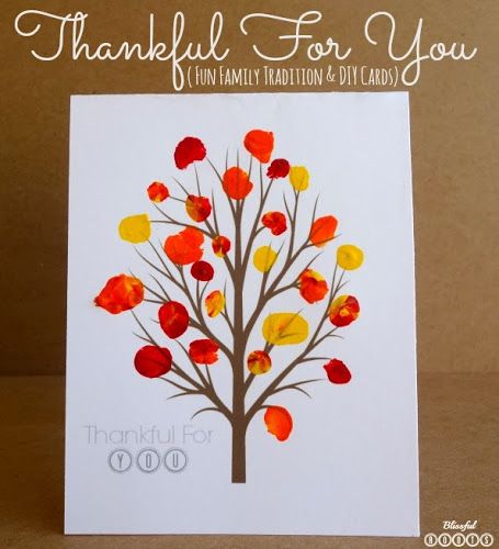 Thankful For You {Fun Family Tradition & DIY Cards} from Blissful Roots Thanks Giving Cards For Kids Diy, Thankful Cards Thanksgiving, Thanksgiving Card Ideas For Kids, Thank You Card Craft, Thanksgiving Thank You Cards, Diy Thanksgiving Cards Handmade, Diy Thank You Cards From Kids, Thankful Cards For Kids, Thanksgiving Diy Cards