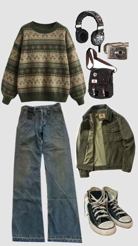 Outfit Fall Ideas, Fall Outfits Masc Women, Outfit Inspo Fall 2024, Masc Earthy Outfits, Downtown Autumn Outfits, Mauraders Outfit Aesthetic, Jooncore Outfits, Grandpa Style Aesthetic, Autumn Grunge Outfits