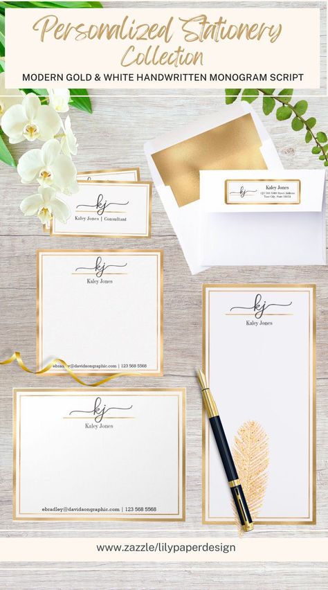 Personal Stationary, Elegant Stationery, Trendy White Stationery For Personal Use, Luxury Branding Stationary, Stationary Cards Personalized Stationery, Personalized Stationery Shutterfly, Custom Stationary, Monogrammed Stationery, Personalized Stationery Set