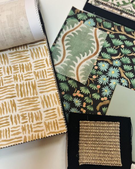 We are thrilled to receive the new collection from @linwood_fabric ! We love their use of colour, their bold designs and superb quality of the cloth. It’s so easy to design around as well with so many interconnecting patterns! Lizzie is putting this scheme together at the moment for a clients study! What do you think? #linwood #studydesign #homeofficedecor #workingfromhome #inspiringhomes Linwood Fabric, Linwood Fabrics, Study Design, The Cloth, Home Office Decor, Our Love, New Collection, You Think, Textiles