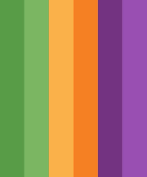 Green Yellow Art, Purple Girls Room, Orange Palette, Hexadecimal Color, Orange Color Schemes, Purple Palette, Purple Color Schemes, Orange Color Palettes, Purple Color Palettes