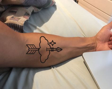 1d Arrows Tattoo, Addison Tattoo, Bo And Arrow Tattoo, Andy Mineo Tattoo, Bowen Arrow Tattoos, Bundle Of Arrows Tattoo, Small Thigh Tattoos, Andy Mineo, Thigh Tattoos