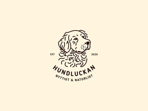 retriever by Sank #dribbble #design #dogs #illustration #branding #logodesign Golden Retriever Logo, Dog Breeder Logo, Golden Retriever Illustration, Pet Branding, Dog Logo Design, Logo Animal, Dog Business, Restaurant Logo, Dog Branding