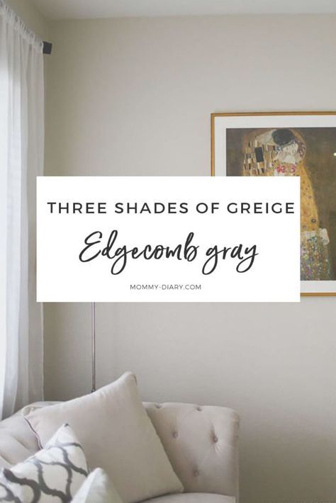 Off White Trim With Gray Walls, Edgecomb Gray Vs Balboa Mist, Curated Living Room, Greige Walls Living Room, Edgecomb Gray Coordinating Colors, Fancy Hallway, Edgecomb Grey, Rental Renovation, Benjamin Moore Edgecomb Gray