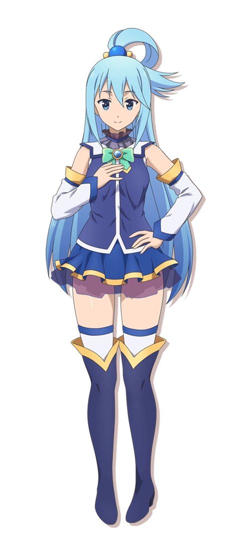 Konosuba Cosplay, Konosuba Aqua, Aqua Konosuba, 30 Day Art Challenge, Skins Minecraft, Anime Head, Character Sheet, Cute Anime Pics, Art Challenge