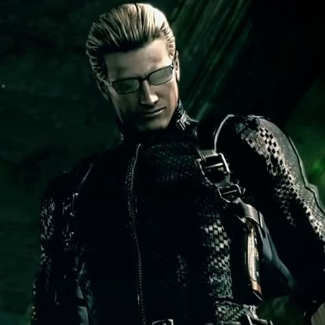 Albert Wesker Icons, Resident Evil Albert Wesker, Wesker Resident Evil, Leather Daddy, Resident Evil Wesker, Resident Evil 5, Albert Wesker, Resident Evil Collection, Scary Movies