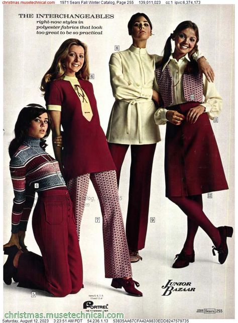 1971 Sears Fall Winter Catalog, Page 255 - Catalogs & Wishbooks 1971 Fashion Women, 70 Style Outfits 70s Fashion, Ridiculous Poses, 60s Winter Fashion, 1971 Fashion, Colleen Corby, 1970 Fashion, Groovy Fashion, 1970s Clothing