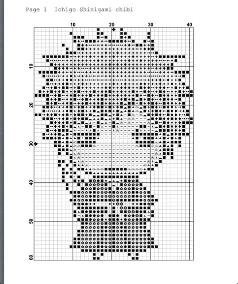 Bleach Ichigo Kurosaki cross stitch pattern Jjk Crochet Tapestry, Hunter X Hunter Alpha Pattern, Attack On Titan Alpha Pattern, Nana Anime Alpha Pattern, One Piece Anime Cross Stitch Pattern, Geeky Cross Stitch, Rainbow Loom Creations, Stitch Character, Cross Stitch Fonts