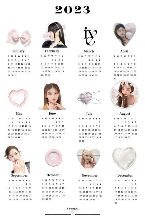 2023 kpop aesthetic ive calendar made by me 🫶🏻 please give credits to @1uvgyu_ 💌 link for better quality: bit.ly/3HOfvb0 Kpop Calander 2023, Kpop Calender 2023, Ive Aesthetic Poster, Ive Wallpaper I Am, Kpop Calender, Kpop Calendar 2023, 2023 Calendar Aesthetic Kpop, Aesthetic Calendar 2023, Ive Poster