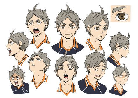 Haikyuu Character Sheet, Haikyuu Reference, Suga Haikyuu, Anime Character Sheet, Characters Sheet, Sugawara Haikyuu, Kōshi Sugawara, Sugawara Koushi, Haikyuu Karasuno