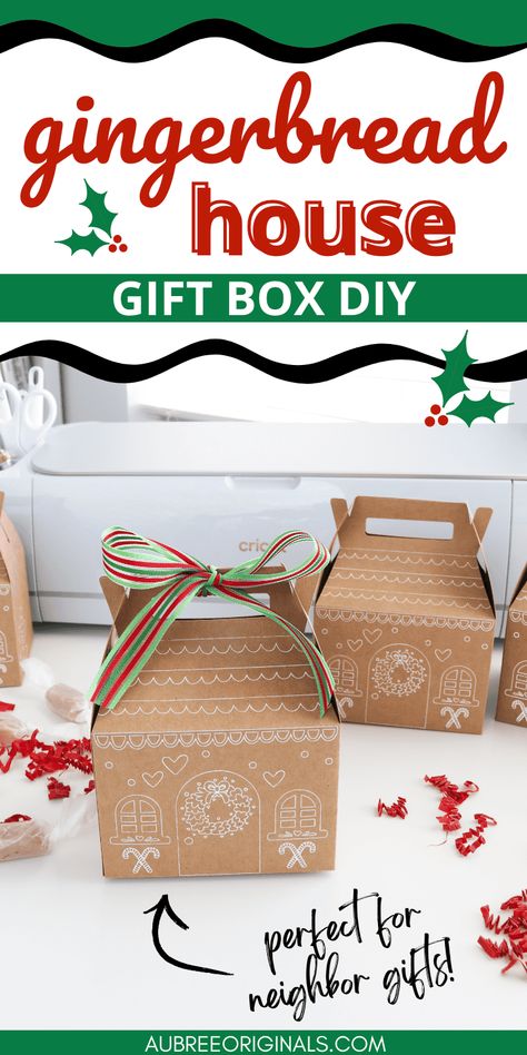 diy christmas treat box idea gingerbread house Diy Cookie Boxes Template, Cereal Box Gingerbread House, Family Diy Gifts, Christmas Treat Boxes, Cute Gingerbread House, Cardboard Gingerbread House, Diy Christmas Treats, Ginger Bread House Diy, House Gift Box