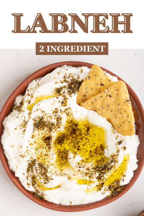 Made with 2 simple ingredients, this creamy Middle Eastern Labneh recipe is fabulous served as a dip with a generous drizzle of olive oil. This strained yogurt is known for it's thick appearance and is often compared to a soft cheese in texture and Greek yogurt in flavor. Keep reading for my notes on making this with dairy free yogurts. Labneh Recipe, Greek Yogurt Flavors, Dairy Free Yogurt, My Notes, Yogurt Recipes, Soft Cheese, 2 Ingredients, Mediterranean Recipes, Cheese Recipes