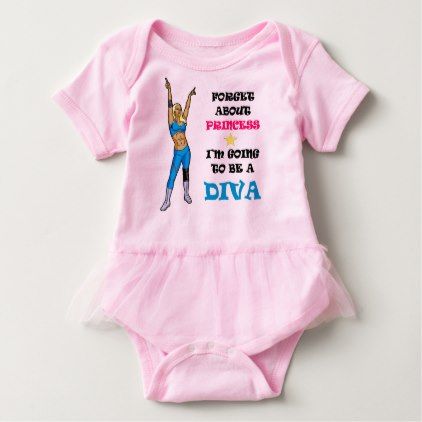 The Wrestling Diva Tutu Baby Bodysuit - shower gifts diy customize creative Baby Pink Clothes, Papa Baby, Baby Halloween Outfits, Diaper Cake Boy, Personalized Baby Clothes, Baby Tutu, Personalized Baby Girl