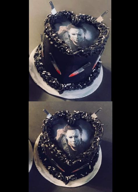 Michael Myers Birthday Cake Ideas, Michael Myers’s Birthday Cake, Micheal Myers Birthday, Michael Myers Birthday Cake, Michael Myers Cake Ideas, Michael Myers Birthday Party Ideas, Tiny Cakes Birthday, Michael Myers Cake, Stephen King Birthday