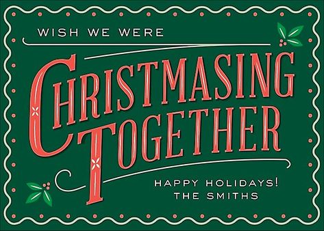 Christmasing Holiday Card | Paper Source Joy Holiday Card, Corporate Christmas Cards, Corporate Holiday Cards, Church Media Design, Holiday Campaign, Post Holiday, Holiday Design Card, Paperless Post, Holiday Break