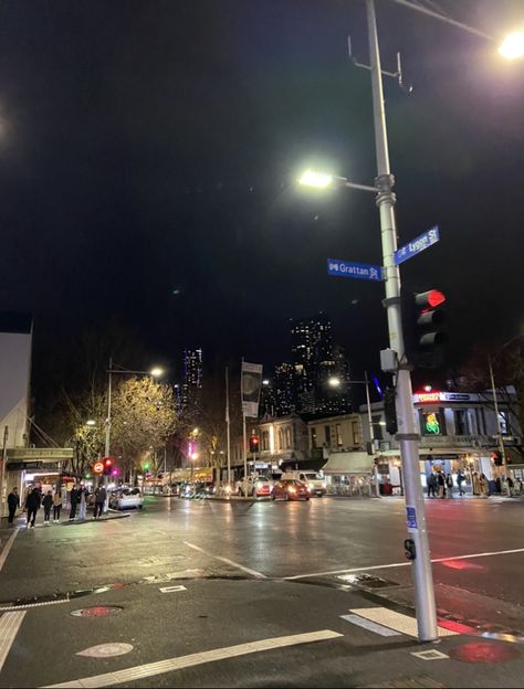 Lygon Street Melbourne, Melbourne Street, Cn Tower, At Night, Melbourne, Collage, Travel, Pins, Quick Saves