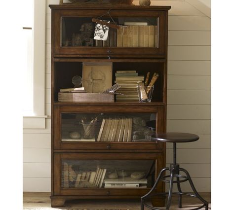 Kent Bookcase- PB Lawyer Bookcase, Pottery Barn Bookcase, Computer Armoire, Bookcase Bar, Home Bar Cabinet, Antique Bookcase, Modern Outdoor Furniture, Glass Cabinet Doors, Glass Cabinet