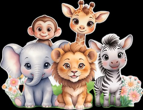 A turma mais animada da savana! Quem aí também ama esses bichinhos? Aguarde, tem novidade chegando!🦁 . . . #safari #animais #papelariapersonalizada #mensagempositiva #papelariacriativa #kitdigital #kitsafari Safari Baby Png, Vom Avea Un Copil, Baby Elephants Art, Safari Baby Shower Boy, Baby Animal Nursery Art, Mom Drawing, Deer Cartoon, Safari Animals Birthday, Wild Animals Photos