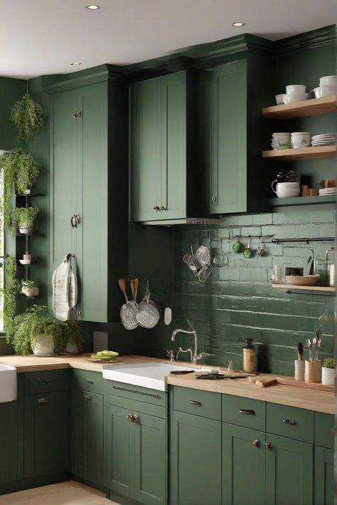 wall paint,interior design,home decor,wall painting Taupe Kitchen Walls, Kitchen Ideas Color Schemes, Kitchen Colours Ideas, Kitchen Paint Inspiration, Greenblack Sw, Green Kitchen Furniture, Kitchen Organisers, Kitchen Color Themes, Best Kitchen Wall Colors