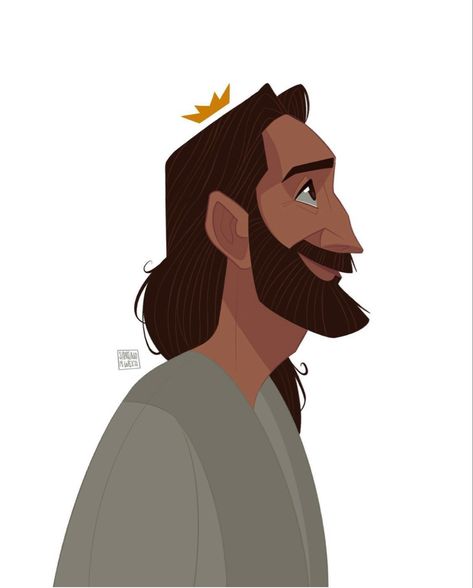 By Samlo.es on instagram Jesus Christ Illustration, Jesus Son Of God, Christian Drawings, Christian Illustration, Jesus Cartoon, Jesus Our Savior, Bible Drawing, Church Media Design, Jesus Christ Art