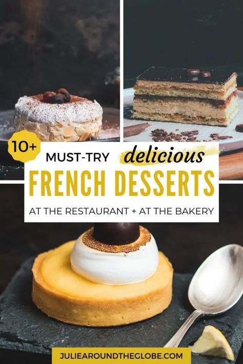 Best French Food, France Dessert, French Cuisine Recipes, Traditional French Desserts, Travel To Paris, French Dessert Recipes, Paris Cakes, Food To Try, Travel France