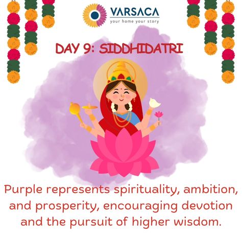 💜 On the 9th day of #Navratri, we celebrate the regal color purple, symbolizing power, ambition, and spirituality. Elevate your home decor with Varsaca’s stunning purple pieces that bring a touch of elegance and grace to any space. ✨ Celebrate #Navratri2024 with Varsaca and let your home reflect the richness and mystery of purple. Shop our exclusive collection now at Varsaca.com and transform your space with festive energy! 🌿 #PurpleForAmbition #HappyNavratri #FestiveDecor #HomeDecor #India... 9th Day Of Navratri, Happy Navratri, Festival Decorations, Exclusive Collection, Color Purple, Encouragement, Spirituality, Energy, India