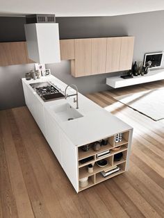 Minimal Kitchen Design Inspiration is a part of our furniture design inspiration series. Minimal Kitchen design inspirational series is a weekly showcase Design Interior Modern, Minimal Kitchen Design, Minimalist Dekor, Elegant Kitchen Design, Minimal Interior Design, Minimal Kitchen, Minimalist Kitchen Design, Modern Kitchen Interiors, Kitchen Interior Design Modern