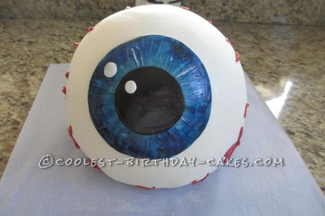 Awesome DIY Birthday Cake Ideas for the Homemade Cake Decorating Enthusiast Halloween Brain Cake Ideas, Halloween Edible Eyeballs, Eyeball Cake, Eyeball Cake Pops, Eyeball Sprinkles, Jake Cake, Shaped Cake Pans, Halloween Cake Pops, Soccer Cake