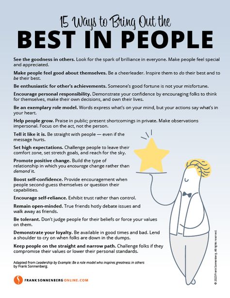 influence, role model, character, lead by example, mentor, leadership development, character education, friends, bring out the best, Frank Sonnenberg How To Inspire Others, How To Believe, Inspirational Blogs, Personal Responsibility, Personal Values, Four Letter Words, Types Of Relationships, Self Help Book, Character Education