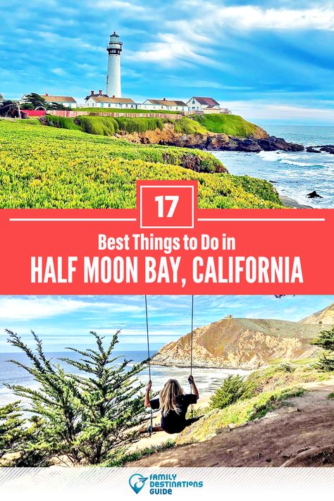 Want to see the most incredible things to do in Half Moon Bay, CA? We’re FamilyDestinationsGuide, and we’re here to help: From unique activities to the coolest spots to check out, discover the BEST things to do in Half Moon Bay, California - so you get memories that last a lifetime! #halfmoonbay #halfmoonbaythingstodo #halfmoonbayactivities #halfmoonbayplacestogo Half Moon Bay Things To Do In, Half Moon Bay California, California Places To Visit, West Coast Travel, Road Trip Places, Half Moon Bay, California Travel Road Trips, Summer Road Trip, Road Trip Fun