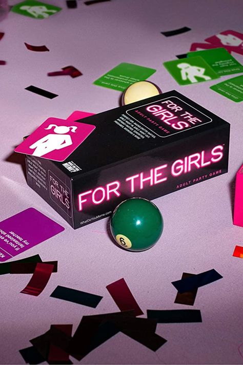 WHAT DO YOU MEME? for The Girls - The Ultimate Girls Night Party Game. 5 different colored game cards (pink, blue, purple, orange and green). Each colored deck represents a different mini-game, ranging from sleepover classics such as “if you’ve ever,” to dares and more. Also includes a 6 sided colored die and instructions. "never have i ever" Perfect For: Bachelorette parties, girls night in (or out), galentine's day, game nights, sororities and reunions, birthday parties and more! Nye Girls Night In, Girls Night Birthday Party Ideas, Girls Game Night Ideas, Galentines Party Ideas Girls Night Games, Girls Night Party Ideas, Girls Night Decorations, Girls Night Activities, Birthday Game Night, Girls Night In Ideas