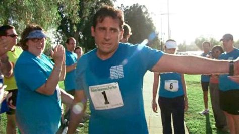 Spotify Playlist Covers Running, Office Group Halloween Costumes, Funny The Office, The Office Fun Run, The Office Group, Meredith Palmer, Group Costume Ideas, Running Playlist, The Best Halloween Costumes