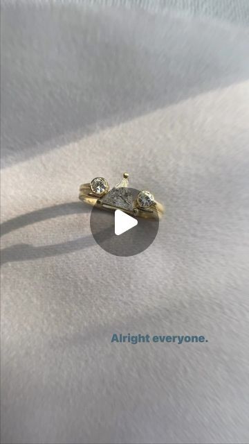 Kyri Jewelry | Western NY’s 1st Permanent Jewelry Experience on Instagram: "A glimpse behind the scenes in making this Triangle Moissanite Engagement ring in 18k yellow gold. 
Thoughts on this Triangle stone?! 
I LOVE how unique it is!" Jewelry Western, Permanent Jewelry, Moissanite Engagement Ring, Moissanite Engagement, Behind The Scenes, Engagement Ring, Yellow Gold, Engagement Rings, Bra