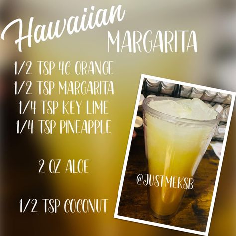 Pineapple Push Lift Off Recipe Herbalife, Margarita Loaded Tea Recipe, Hawaiian Margarita, Loaded Shakes, Boosted Tea, Happy Taco Tuesday, Herbalife Teas, Teas Recipes, Happy Taco