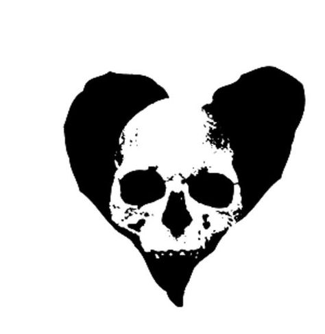 Black And White Skull Drawing, Skull Pfp, Skull Icon, Heart Skull, Stippling Art, 사진 촬영 포즈, Desenho Tattoo, Graphic Design Fun, Flash Art