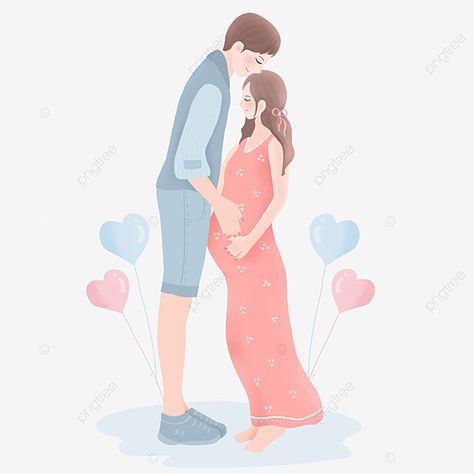 Pregnant Couple Cartoon, Pregnant Cartoon, Family Experiences, Birth Art, Woman Vector, Happy Pregnancy, Pregnancy Art, Monthly Baby Pictures, Pregnancy Books