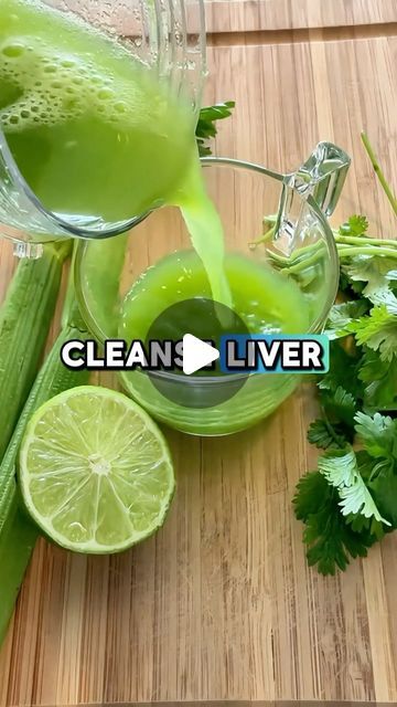 Healthy & Organic on Instagram: "✅ Completely Cleansed Liver!  Cleanse your liver in just 4 days with this powerful detox drink! 🍋   Made with celery, parsley, and lemon, this natural remedy helps flush out toxins, reduce bloating, and boost your immunity.   Drink it daily and feel the difference. Your liver will thank you!  Save it and share it with someone you care about 🌿  #health #naturalhealth #naturalremedies #healthychoices #healthyliving #healthy #detox" Healthy Liver Smoothie Recipes, Best Liver Detox Cleanse, Detox Liver And Kidneys Cleanse, Juice For Liver Cleanse, Liver Flush Cleanse, How To Detox Liver Naturally, Natural Liver Detox Cleanse, Detox Liver Naturally, How To Detox Your Liver