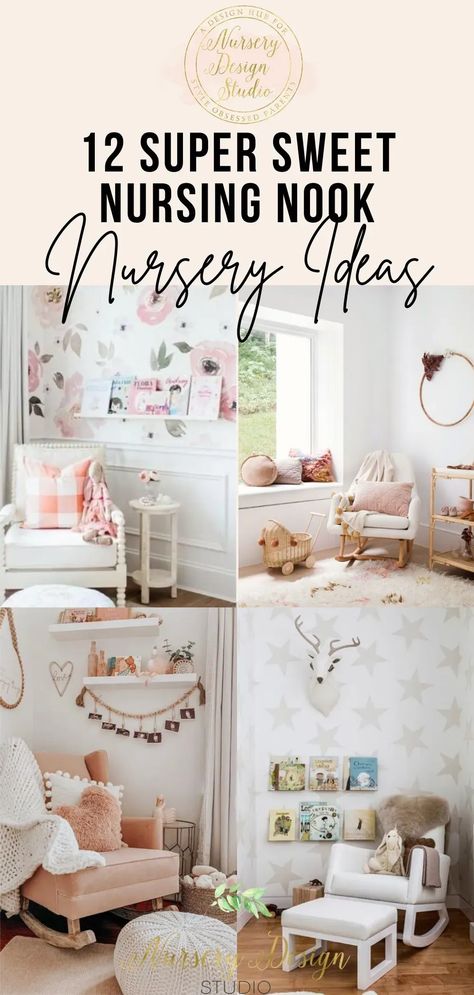 Ahead we are sharing the sweetest nursing nook ideas that's so comfortable, cozy and functional. Nursing Nook Ideas, Nursing Room Ideas, Nursing Nook, Nursing Corner, Baby Nook, Nursery Nook, Nursing Room, Parents Bedroom, Nook Ideas