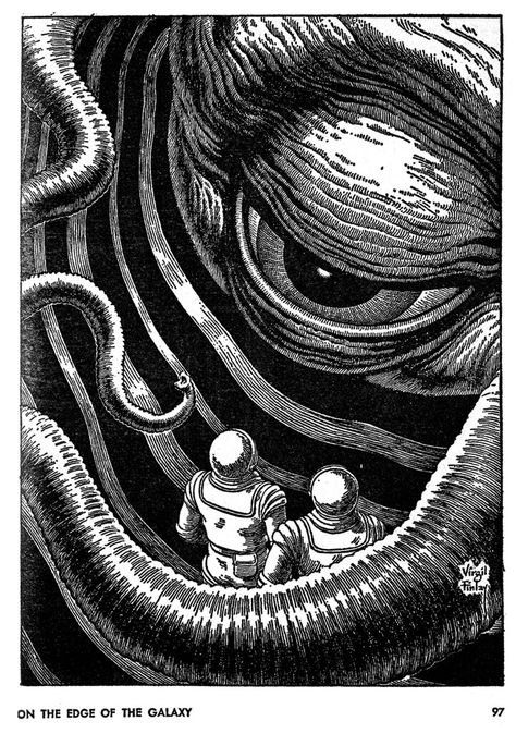 Virgil Finlay, Art Spatial, Psy Art, Cosmic Horror, Pulp Art, Science Fiction Art, Retro Futurism, Cthulhu, Sci Fi Art