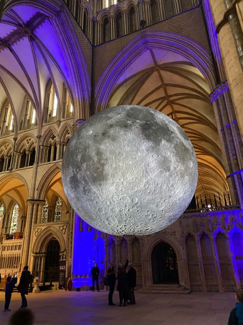 Moon exhibition Moon Exhibition, Art Museum Aesthetic, Cathedral Art, Museum Aesthetic, Interactive Museum, Interactive Art, Life Aesthetic, Exhibition Space, Cute Simple Outfits