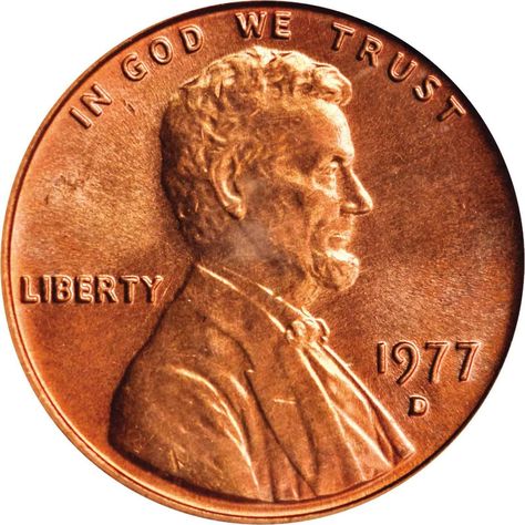 The Lincoln memorial penny is a recognizable design that still weighs down pockets and infiltrates couch cushions today. With some luck, some of the copper coins you find may be rare and valuable 1977 pennies. Valuable Wheat Pennies, Rare Coin Values, Memorial Design, Old Pennies Worth Money, Old Coins Value, Rare Pennies, Penny Values, Valuable Pennies, Old Coins Worth Money