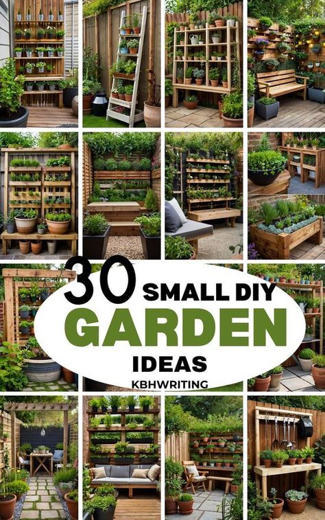 30+ Small Garden DIY Ideas Planting Small Garden, Vegetable Garden In Small Spaces, Small Raised Bed Vegetable Garden Layout, Vertical Garden Bed, Patio Vegetable Garden Ideas Balconies, Small Patio Vegetable Garden, Container Garden Layout Ideas, Small Garden Vegetable Growing, Vertical Vegetable Gardens Diy