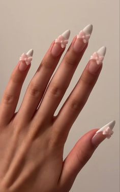 Maid Of Honor Nails, Bachelorette Nails, The Audacity, Nails Design, White Nails, Maid Of Honor, Bridal Shower, Nail Designs, Nail Art