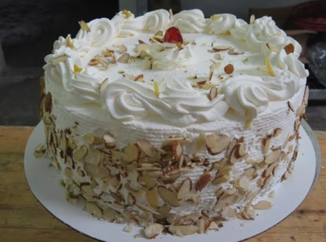 ITALIAN RUM CREAM CAKE  by Freda Italian Rum Cake, Rum Cakes, Rum Cake Recipe, Italian Wedding Cakes, Rum Cream, Italian Cream Cakes, Italian Cakes, White Cake Recipe, Italian Cream