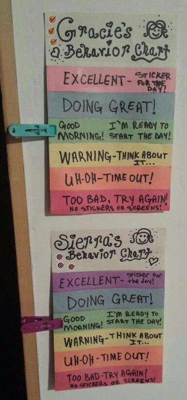 Behavior charts! Three check marks means the clothes pin moves down a step. If child gets to red, no stickers or screen time. Good behavior means the clothes pin moves up a step. Get to the top and child gets a sticker for the day at bedtime. 7 stickers = reward. Rewards may increase in value as time goes on. Toddler Chart, Step Children, Potty Training Girls, Potty Training Boys, Child Behavior Chart, Potty Training Chart, Behavior Charts, Reward Charts, Age Appropriate Chores