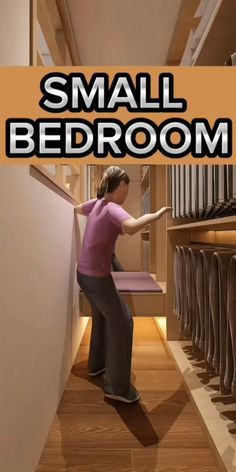 Tiny Bedroom Design, Small Room Design Bedroom, Interior Design Your Home, Small Bedroom Designs, Smart Home Design, House Furniture Design, Small Room Design, Tiny Bedroom, Room Design Bedroom