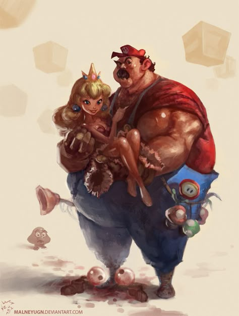 Super Mario Fanart, Mario Fanart, Super Mario World, Super Mario Art, Super Mario Brothers, Mario Art, Geek Art, Mario Brothers, Mario And Luigi