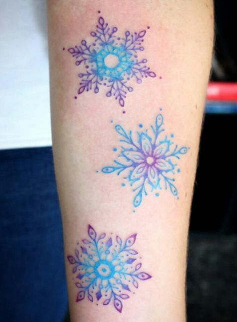 Skiing Tattoos, Snowflake Tattoos, Minnesota Tattoo, Winter Doodles, Snowflake Tattoo, Winter Tattoo, Snow Tattoo, Mickey Tattoo, Purple Tattoos